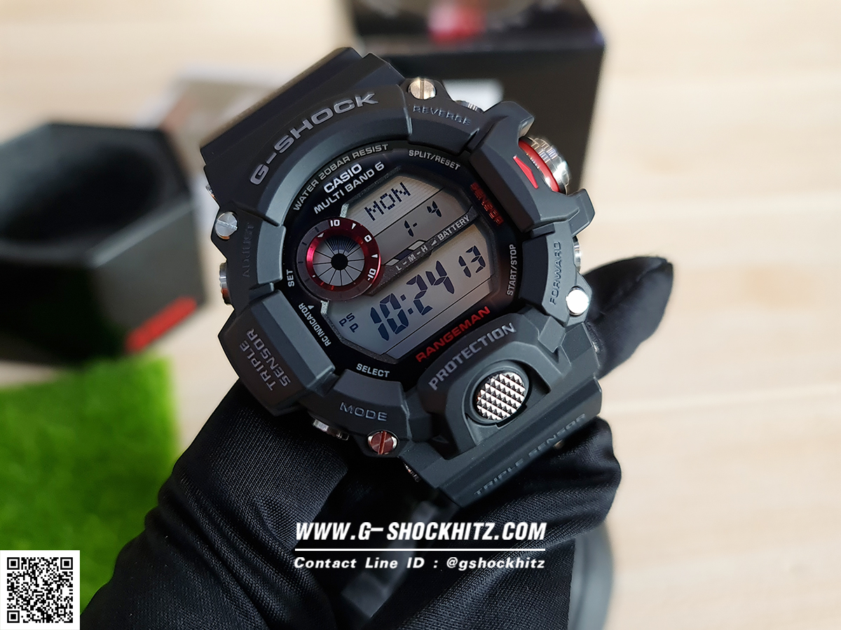 CASIO MID YEAR SALE G-SHOCK นาฬิกาข้อมือ นาฬิกากันน้ำ นาฬิกาของแท้ ประกันศูนย์ CMG 1 ปี รุ่น GW-9400-1 นาฬิกาสีดำ