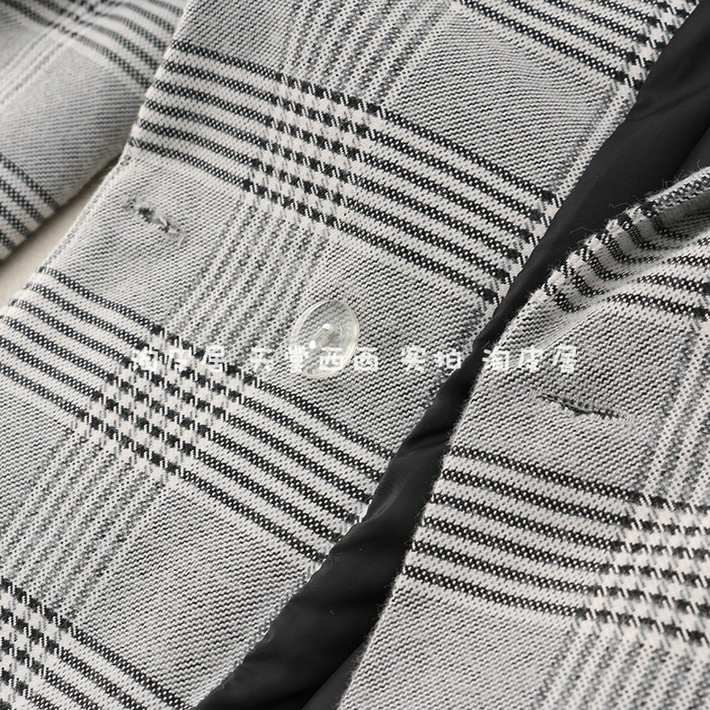 เสื้อโค้ท เสื้อคลุม ทรงสูท ลายตาราง checked plaid blazer gingerham เสื้อคลุม เบลเซอร์ Blazer check ❄️แบรนด์✨H&M✨ แท้💯% แบรนด์ สำเนา