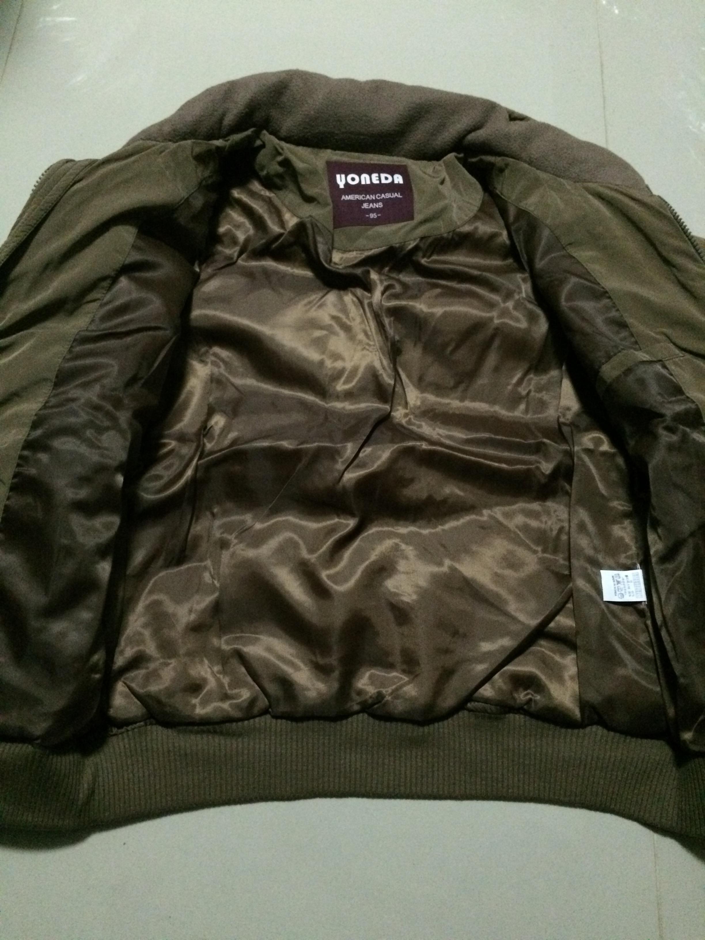 เสื้อกันหนาวขนเป็ด เสื้อขนเป็ด สีน้ำตาล แบรนด์เนมหรู เกาหลี YONEDA แท้100% เนื้อหนาอุ่นมากคะ size M/L
