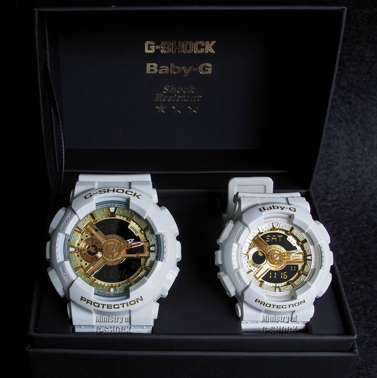 CASIO G-SHOCK นาฬิกาข้อมือ นาฬิกากันน้ำ นาฬิกาของแท้ ประกันศูนย์ CMG 1 ปี รุ่น GBG-13SET-7A นาฬิกาสีขาว