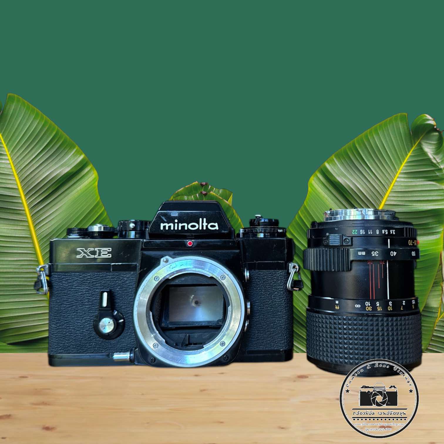 MINOLTA XE MINOLTA MD ZOOM 35-70MM.F3.5