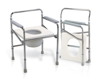 เก้าอี้นั่งถ่าย พร้อมถัง รุ่น FS896 พับเก็บได้ ปรับระดับสูง-ต่ำได้ 5 ระดับ (รุ่นนี้หน้ากว้าง 51cm.กว้างกว่ารุ่นอื่น หากสะโพกใหญ่ แนะนำรุ่นนี้นะคะ)