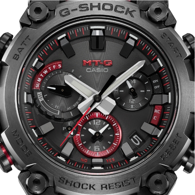 CASIO G-SHOCK นาฬิกาข้อมือ นาฬิกากันน้ำ นาฬิกาของแท้ ประกันศูนย์ CMG 1 ปี รุ่น MTG-B3000BD-1A นาฬิกาสีดำ