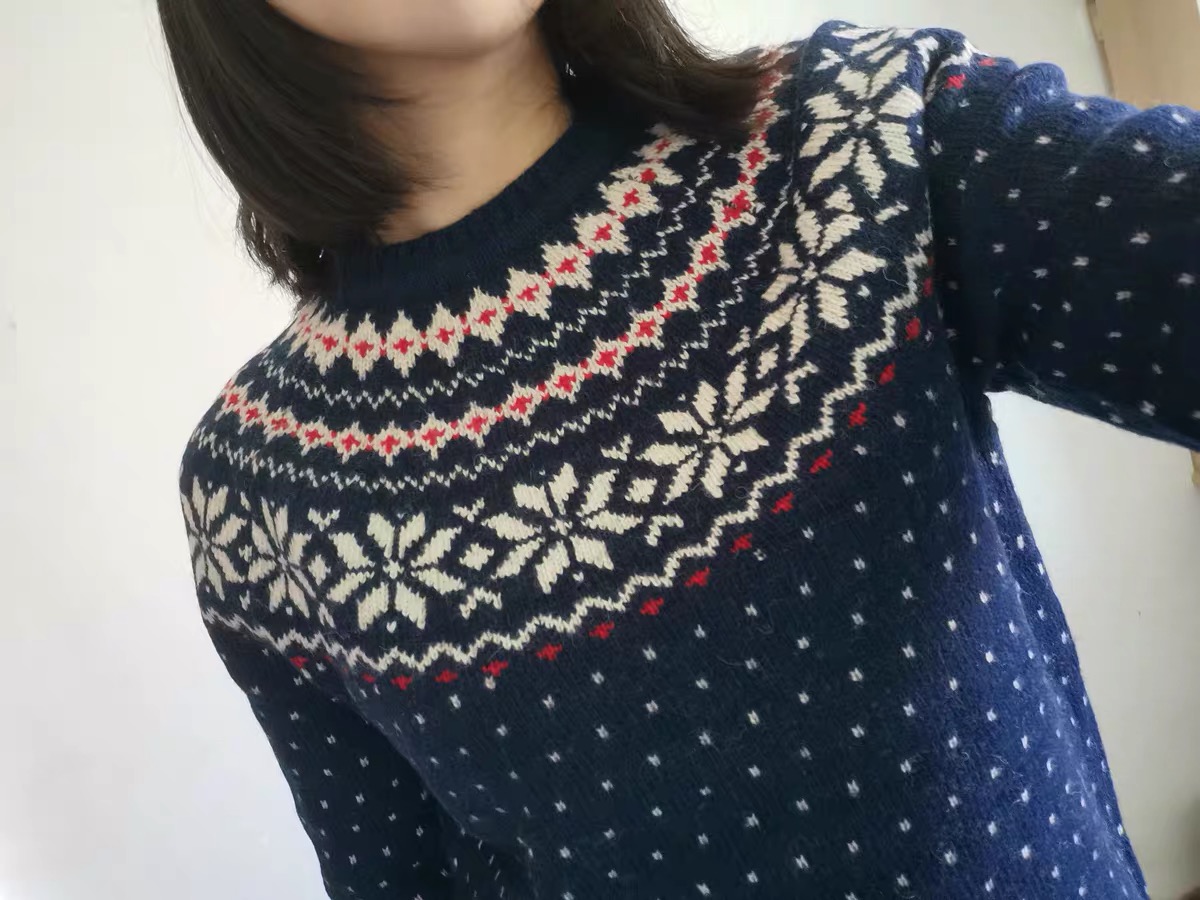 เสื้อหนาวไหมพรม สีดำ ลายถัก ไหมพรมถัก เนื้อไหม นุ่ม สวย งานญี่ปุ่นคะ Size L สำเนา สำเนา สำเนา