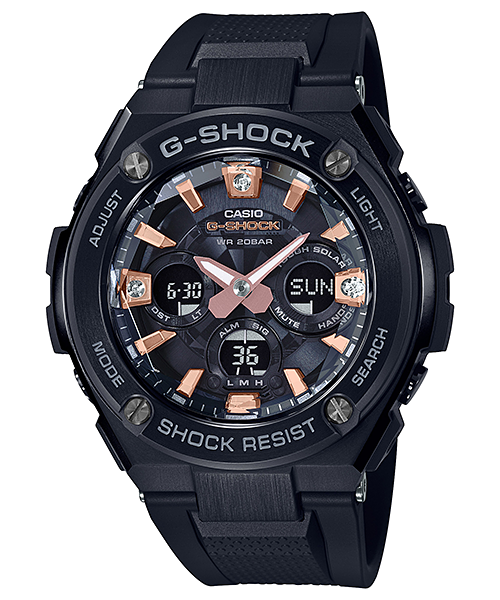 CASIO G-SHOCK นาฬิกาข้อมือ นาฬิกากันน้ำ นาฬิกาของแท้ ประกันศูนย์ CMG 1 ปี รุ่น GST-S310BDD-1A นาฬิกาสีดำ