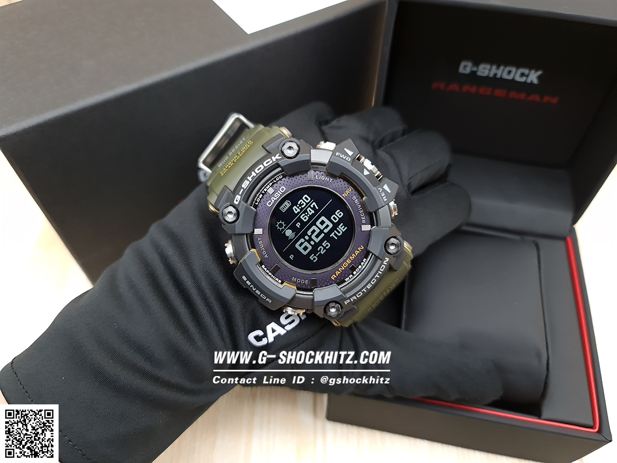 CASIO G-SHOCK นาฬิกาข้อมือ นาฬิกากันน้ำ นาฬิกาของแท้ ประกันศูนย์ CMG 1 ปี รุ่น GPR-B1000-1B นนาฬิกาสีดำ
