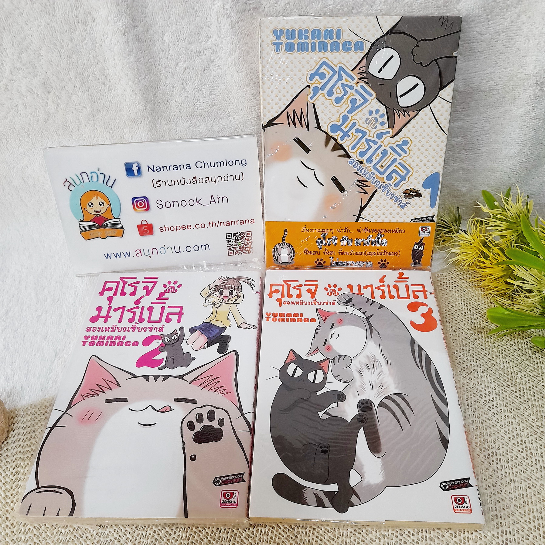 คุโรจิ กับ มาร์เบิ้ล สองเหมียวเซี้ยวซ่าส์ เล่ม 1-3