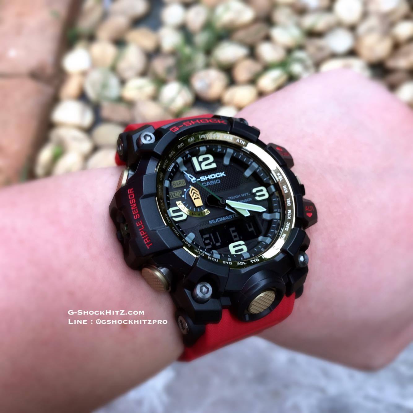 CASIO G-SHOCK นาฬิกาข้อมือ นาฬิกากันน้ำ นาฬิกาของแท้ ประกันศูนย์ CMG 1 ปี รุ่น GWG-1000GB-4 นาฬิกาสีดำ