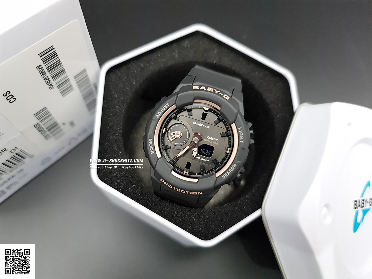CASIO BABY-G นาฬิกาข้อมือ นาฬิกากันน้ำ นาฬิกาของแท้ ประกันศูนย์ CMG 1 ปี รุ่น BGA-230SA-1A นาฬิกาสีดำ