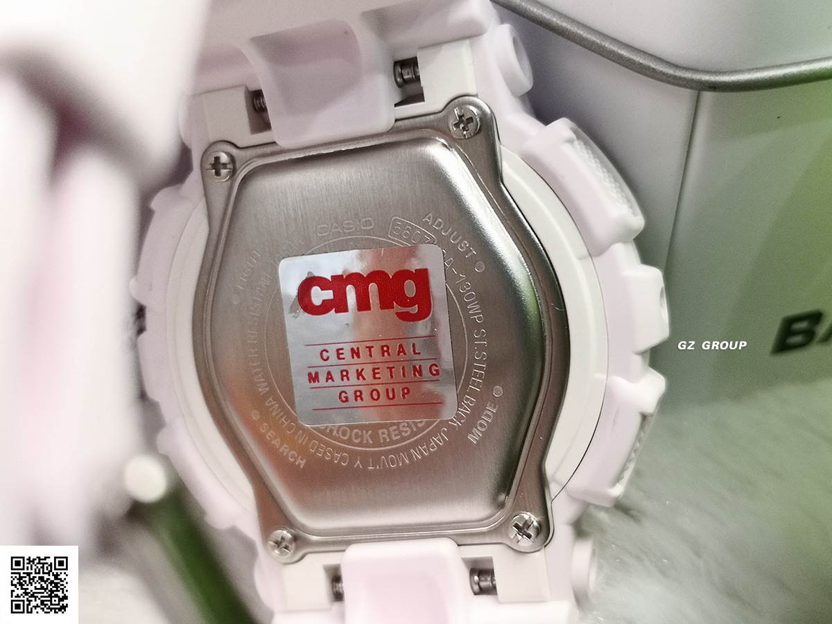 CASIO BABY-G นาฬิกาข้อมือ นาฬิกากันน้ำ นาฬิกาของแท้ ประกันศูนย์ CMG 1 ปี รุ่น BA-130WP-6A นาฬิกาสีม่วง