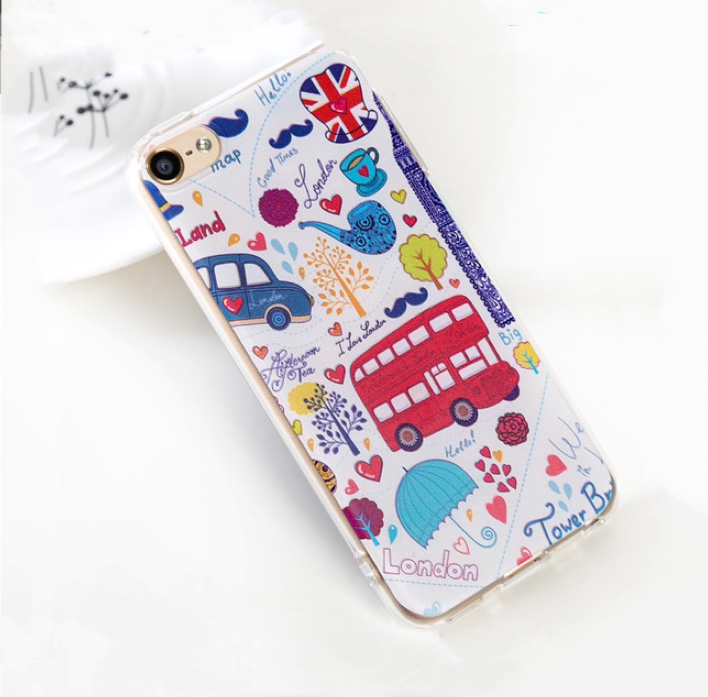 ส่งฟรี เคสลายรถบัส iPod Touch 5/6/7 (แถมฟรีฟิลม์กระจก)