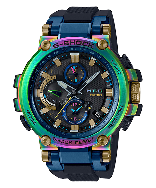 CASIO G-SHOCK นาฬิกาข้อมือ นาฬิกากันน้ำ นาฬิกาของแท้ ประกันศูนย์ CMG 1 ปี รุ่น MTG-B1000RB-2A นาฬิกาสีน้ำเงิน