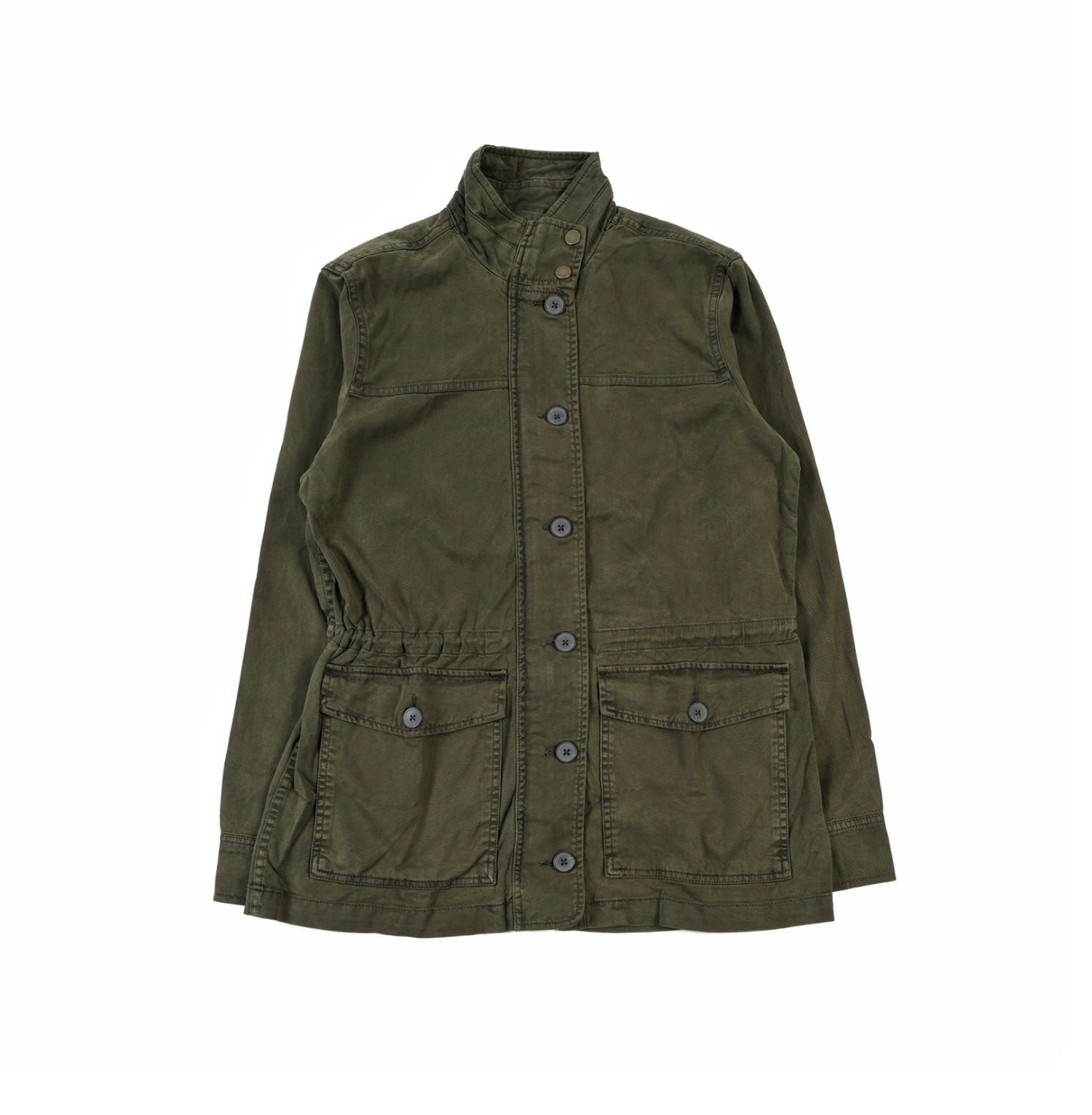 LUCKY BRAND เสื้อนอกเขียวทหาร เสื้อแจ็คเก็ต แนวทหาร แพทเทิน Lucky brandสวย เท่ห์ มาก แบรนด์ In extenso สำเนา เขียว