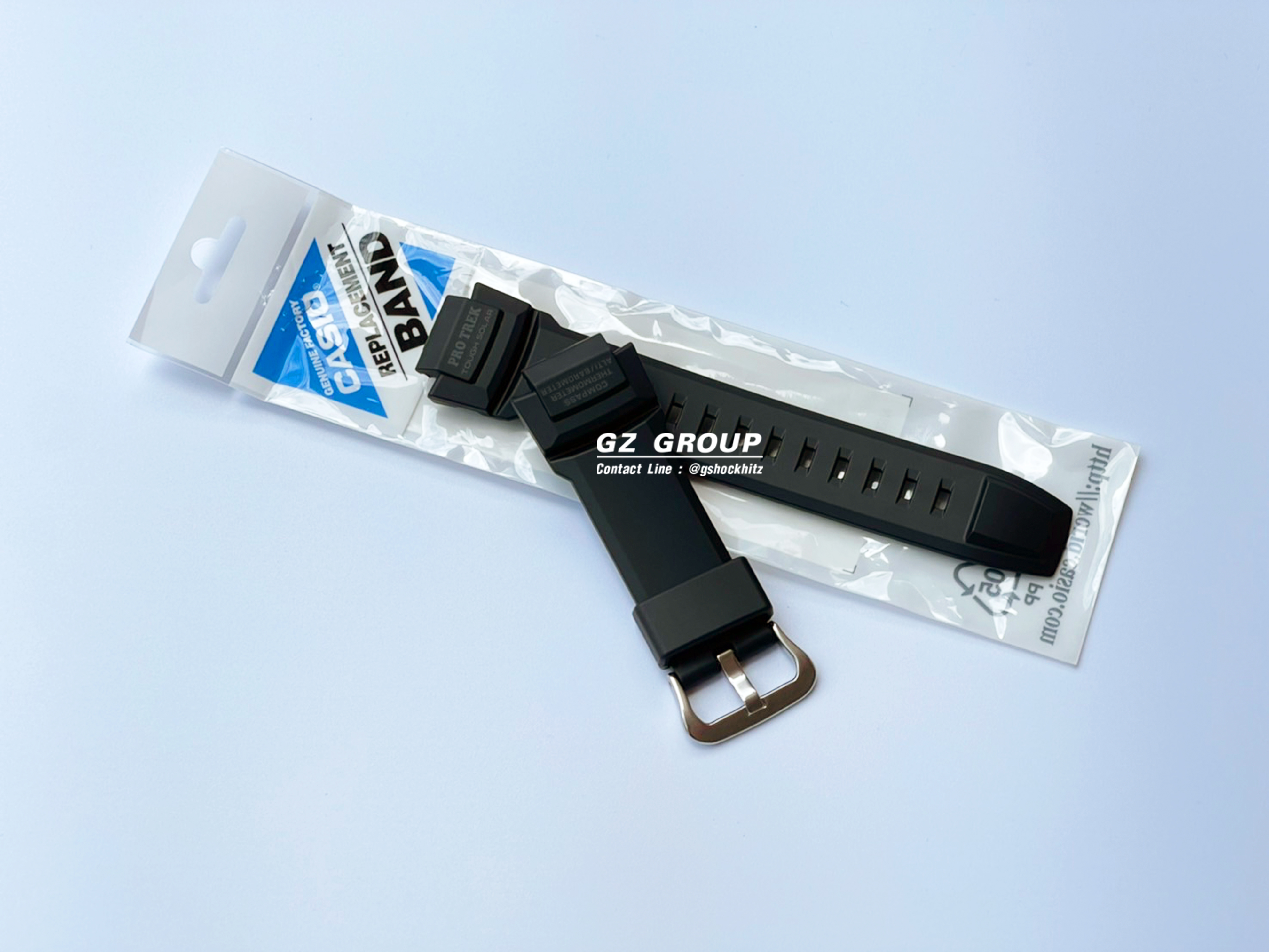 CASIO GENUINE FACTORY CASIO REPLACEMENT อะไหล่นาฬิกา PROTREK รุ่น PRG-270-1 กรอบสายสีดำ