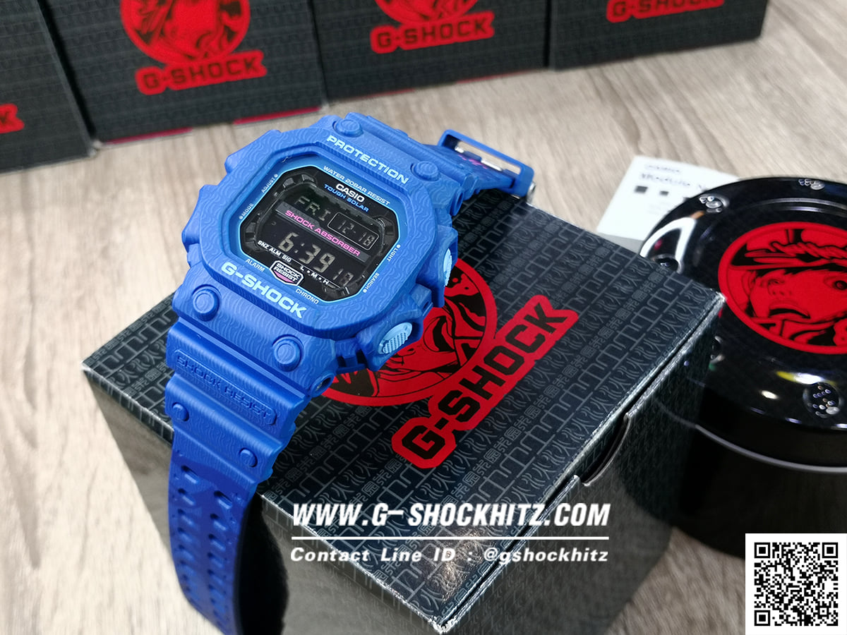 CASIO G-SHOCK นาฬิกาข้อมือ นาฬิกากันน้ำ นาฬิกาของแท้ ประกันศูนย์ CMG 1 ปี รุ่น GX-56SGZ-2 นาฬิกาสีน้้ำเงิน