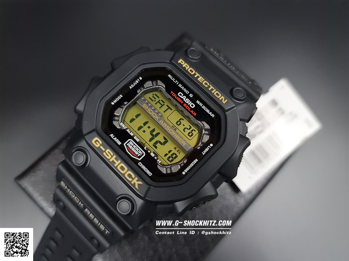 CASIO G-SHOCK นาฬิกาข้อมือ นาฬิกากันน้ำ นาฬิกาของแท้ ประกันศูนย์ CMG 1 ปี รุ่น GXW-56-1BJ นาฬิกาสีดำ