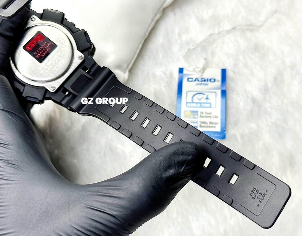 CASIO MID YEAR SALE นาฬิกาคาสิโอ พร้อมส่ง นาฬิกาข้อมือ นาฬิกากันน้ำ นาฬิกาของแท้ BTS ประกันศูนย์ CMG 1 ปี รุ่น AEQ-110W-1B นาฬิกาสีดำ