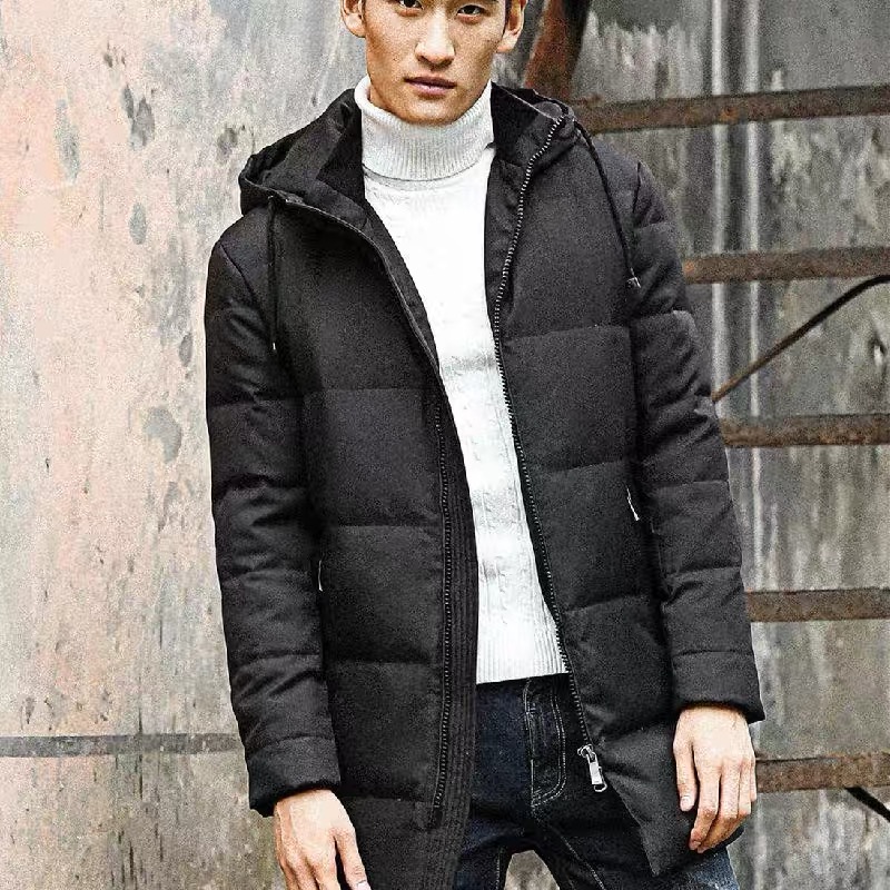 Double focus เสื้อกันหนาว เสื้อขนเป็ด DOWN JACKET เสื้อฮู้ดเฟอร์กันหนาว บุนวมอุ่น แบรนด์ ( Puffer Jacket ) สำเนา สำเนา สำเนา สำเนา สำเนา สำเนา ดำ
