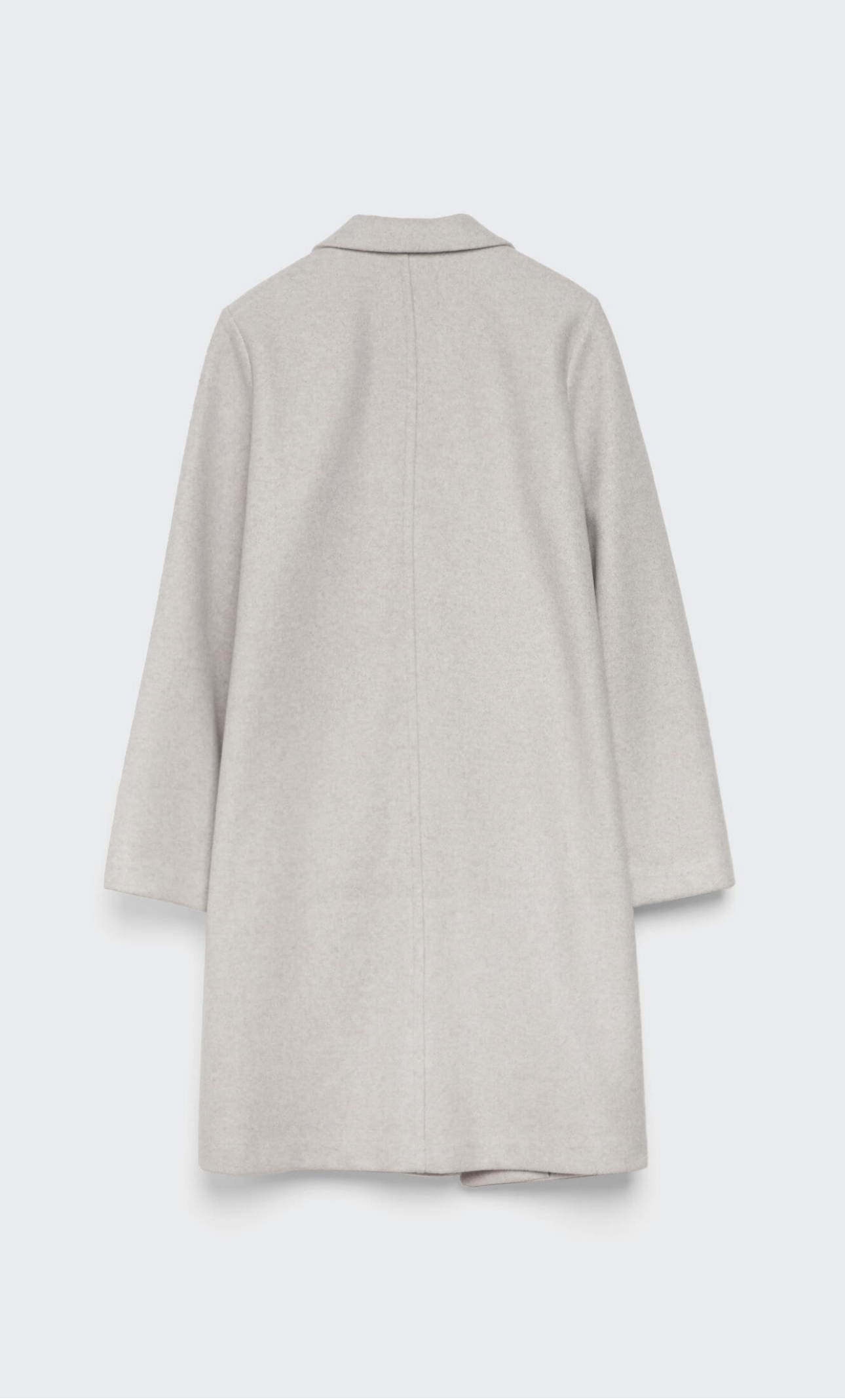 เสื้อโค้ท เสื้อโค้ทกันหนาว โค้ทวูล tailored knot coat สีเบจ แบรนด์ STRADIVARIUS สำเนา