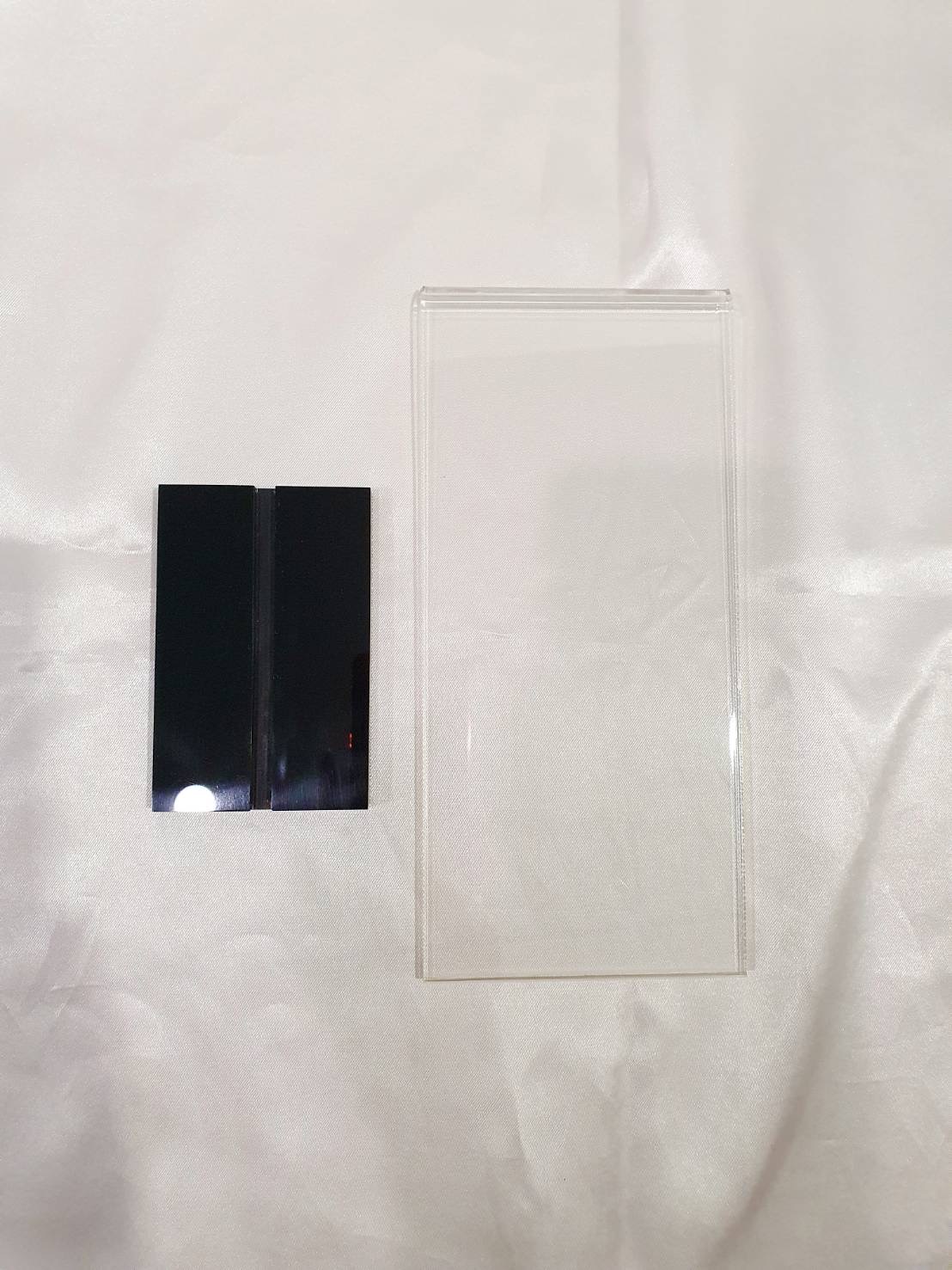 ป้ายสอดกระดาษ A4 พับ 3 ตอน/ป้ายเมนู/ป้ายโปรโมชั่น/ป้ายร้านอาหาร