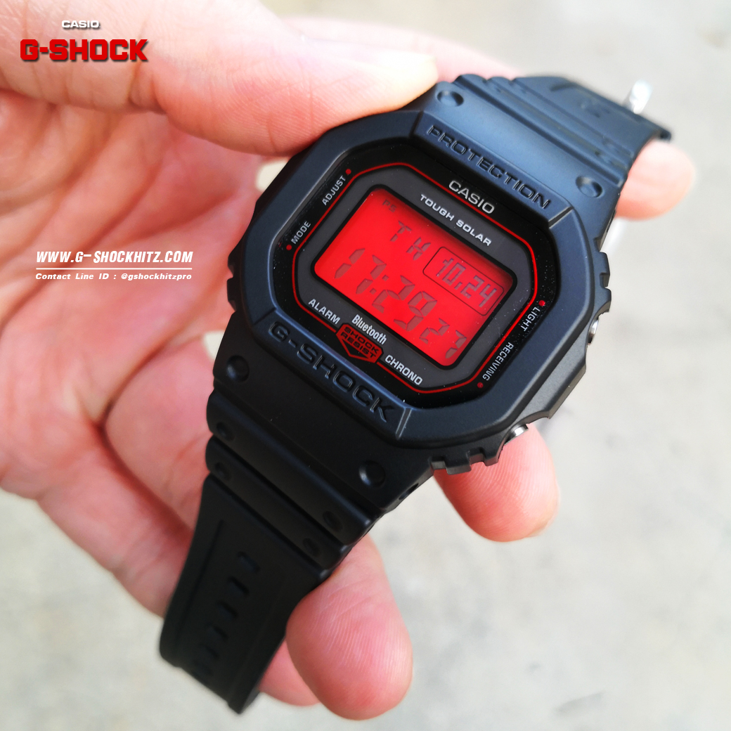 CASIO G-SHOCK นาฬิกาข้อมือ นาฬิกากันน้ำ นาฬิกาของแท้ ประกันศูนย์ CMG 1 ปี รุ่น GW-B5600AR-1 นาฬิกาสีดำ