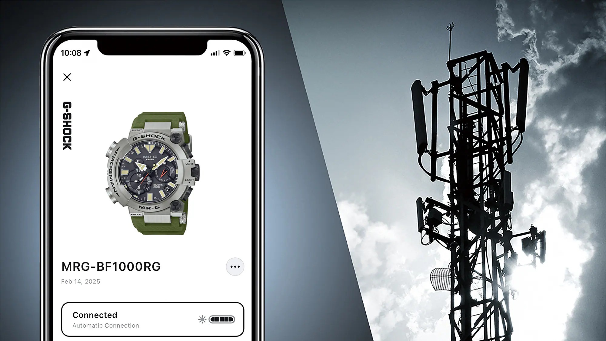 CASIO G-SHOCK นาฬิกาข้อมือ นาฬิกากันน้ำ นาฬิกาของแท้ ประกันศูนย์ CMG 1 ปี รุ่น FROGMAN MRG-BF1000RG-3A นาฬิกาสีเขียว