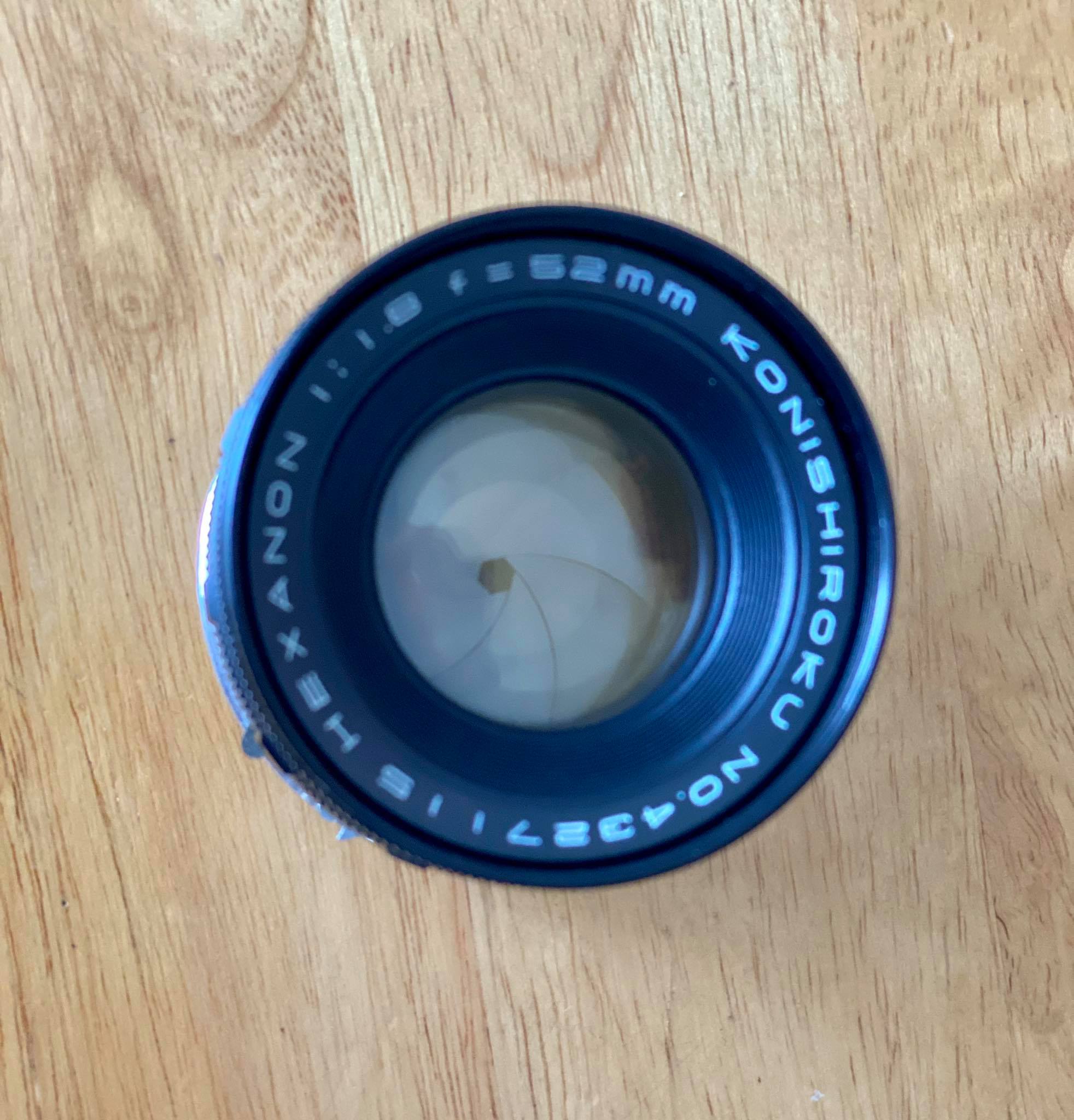 KONISHIROKU HEXANON 52MM.F1.8 M39 MOUNT