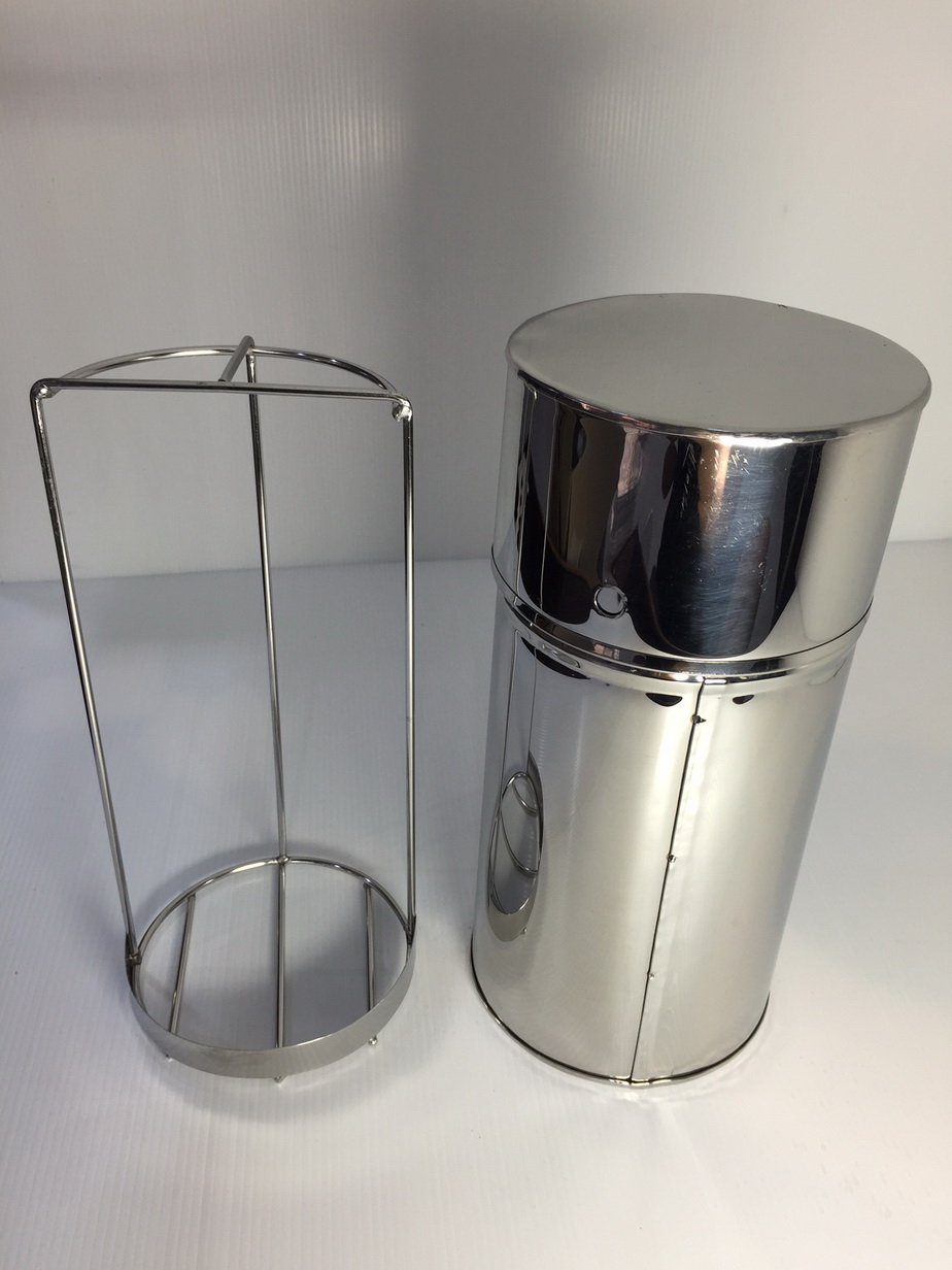 Petri Dish Box Stainless Steel กระบอกใส่จานเพาะเชื้อ