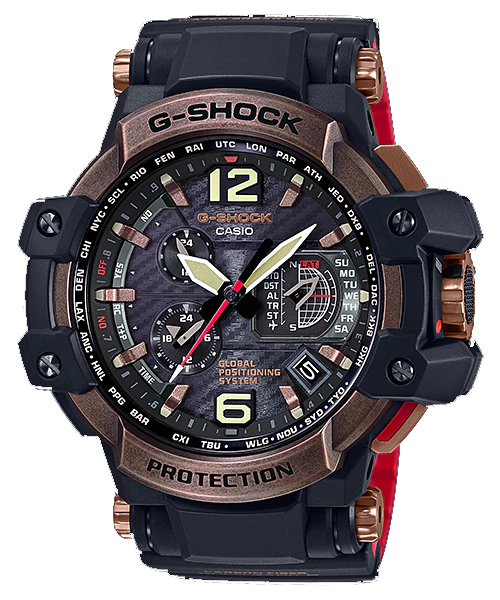 CASIO G-SHOCK นาฬิกาข้อมือ นาฬิกากันน้ำ นาฬิกาของแท้ ประกันศูนย์ CMG 1 ปี รุ่น GPW-1000RG-1A นาฬิกาสีดำ