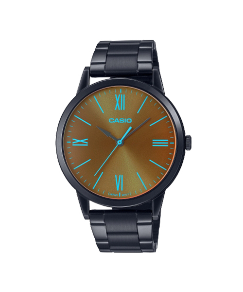 CASIO นาฬิกาคาสิโอ นาฬิกาข้อมือ นาฬิกากันน้ำ นาฬิกาของแท้ ประกันศูนย์ CMG 1 ปี รุ่น MTP-E600B-1B นาฬิกาสีดำ
