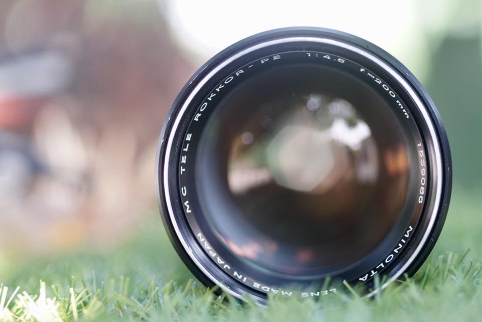 MINOLTA MC TELE ROKKOR PE 200MM. F4.5 MD MOUNT