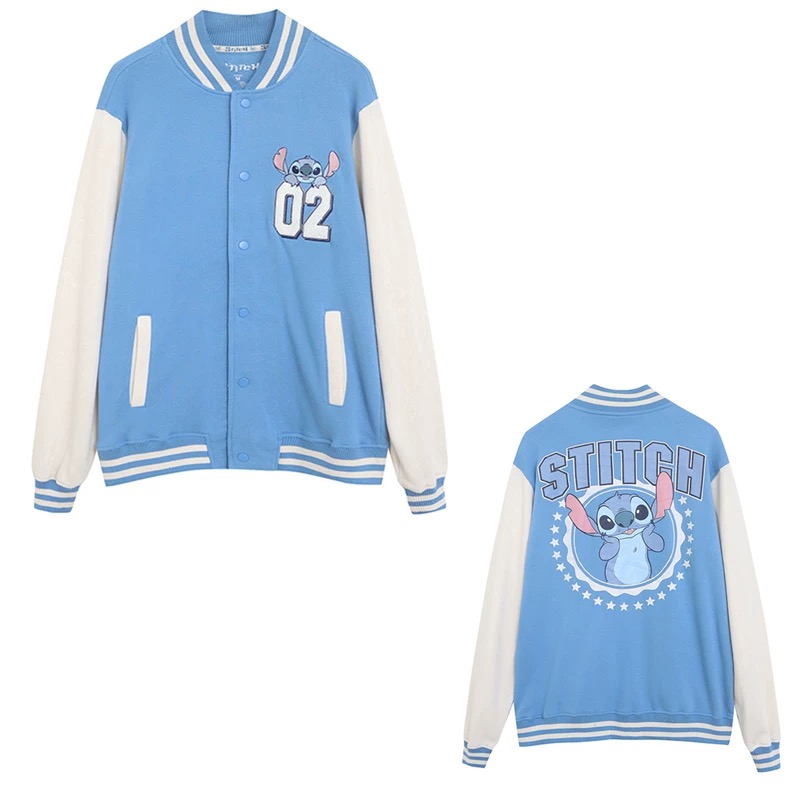 เสื้อวอร์ม เบสบอล แจ็คเก็ต stitch Baseball Jacket Disney เสื้อมินนี่ มิคกี้ minnie mickey แขนยาว สีเทา ลายการ์ตูน MINNIEงานสวย มากคะ สำเนา สำเนา สำเนา สำเนา สำเนา สำเนา เทา