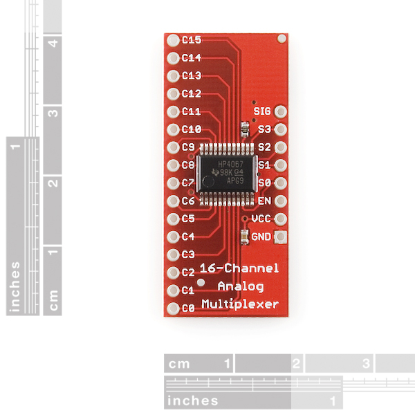 16-Channel Analog/Digital MUX Breakout - CD74HC4067 อซี เลือกสัญญาณ ขยายขา