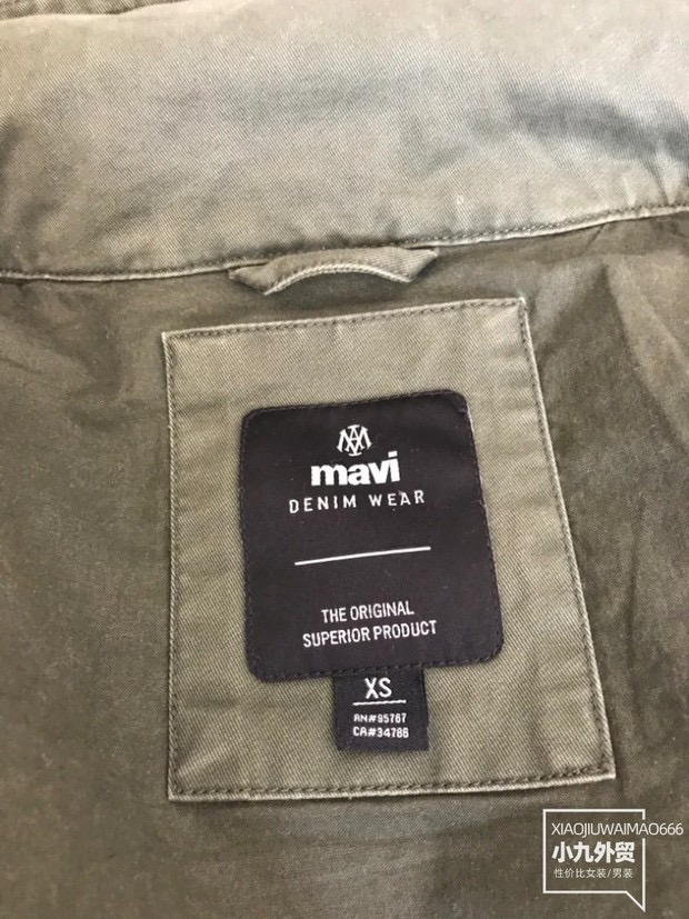 Mavi เสื้อทหาร เสื้อฮู้ด เสื้อนอกแนวทหาร แพทเทินสวย เท่ห์มาก แบรนด์MAVI เขียว