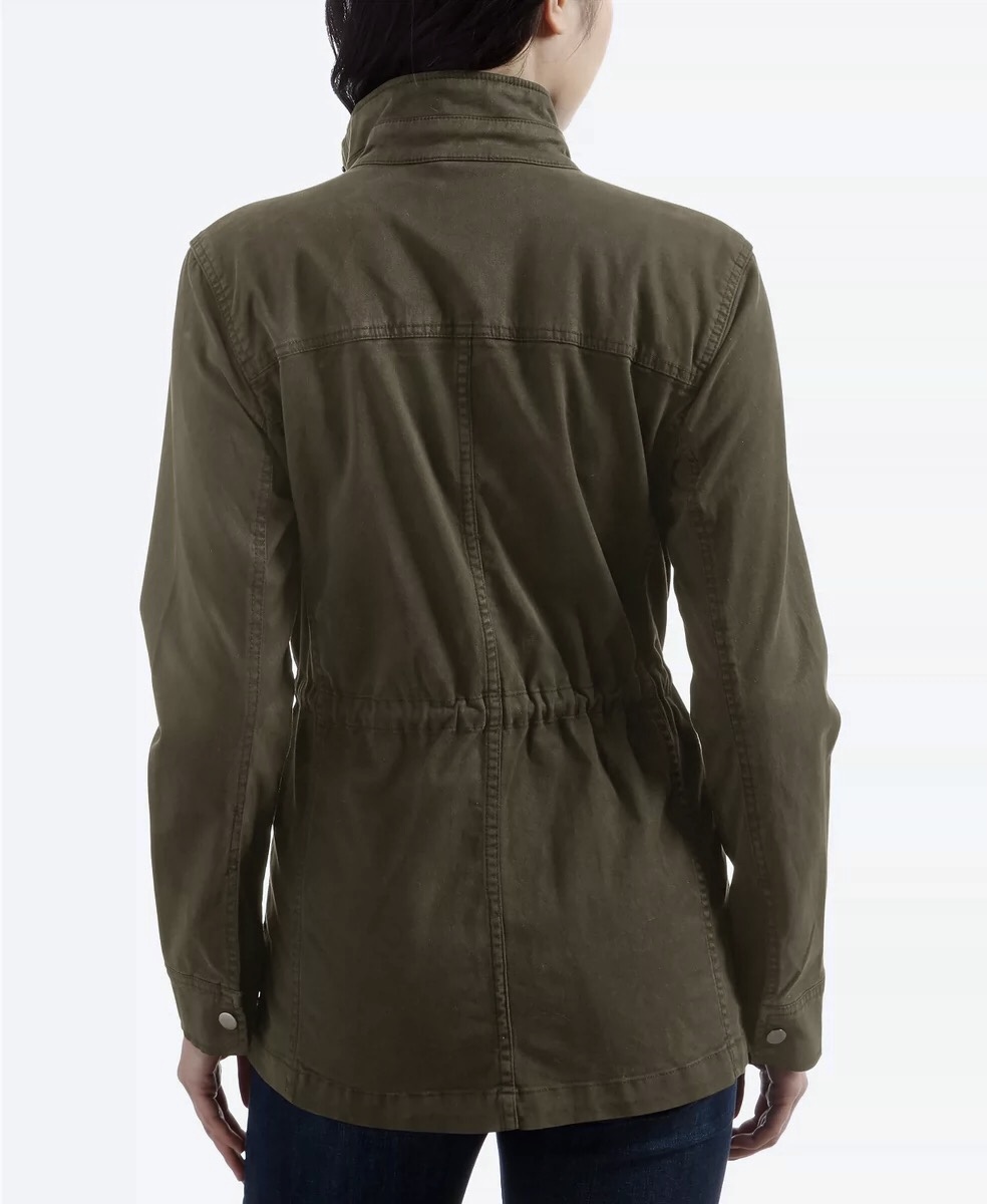 LUCKY BRAND เสื้อนอกเขียวทหาร เสื้อแจ็คเก็ต แนวทหาร แพทเทิน Lucky brandสวย เท่ห์ มาก แบรนด์ In extenso สำเนา เขียว