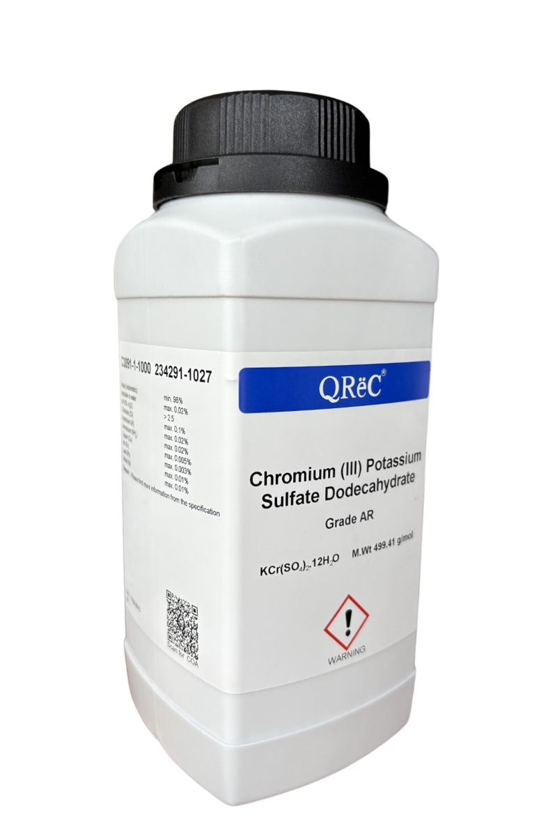 Chromium (III) Potassium Sulfate 12 Hydrate, AR 1 Kg. QReC™