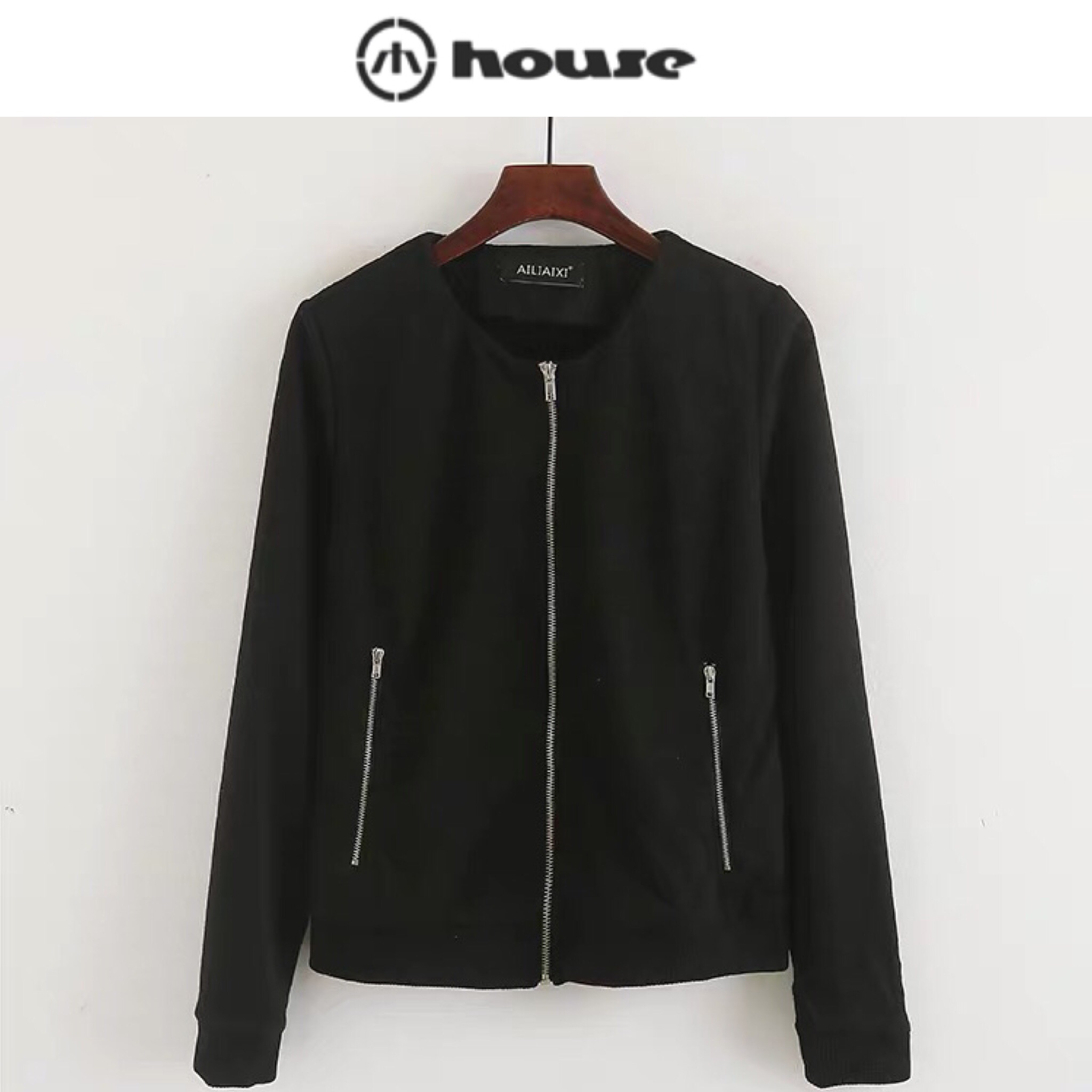 House เสื้อคลุม เสื้อนอกสีดำ แบรนด์ HOUSE ดำ