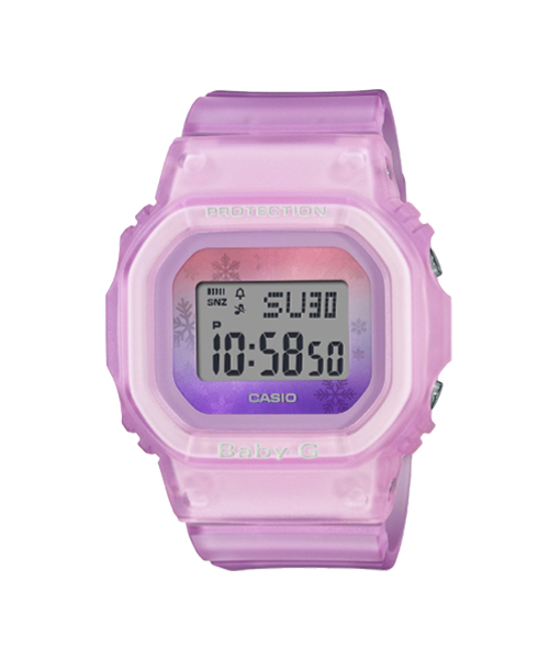 CASIO BABY-G นาฬิกาข้อมือ นาฬิกากันน้ำ นาฬิกาของแท้ ประกันศูนย์ CMG 1 ปี รุ่น BGD-560WL-4 นาฬิกาสรชมพู
