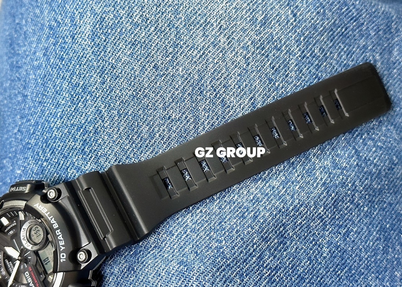 CASIO MID YEAR SALE นาฬิกาคาสิโอ พร้อมส่ง นาฬิกาข้อมือ นาฬิกากันน้ำ นาฬิกาของแท้ BTS ประกันศูนย์ CMG 1 ปี รุ่น AEQ-110W-1A นาฬิกาสีดำ