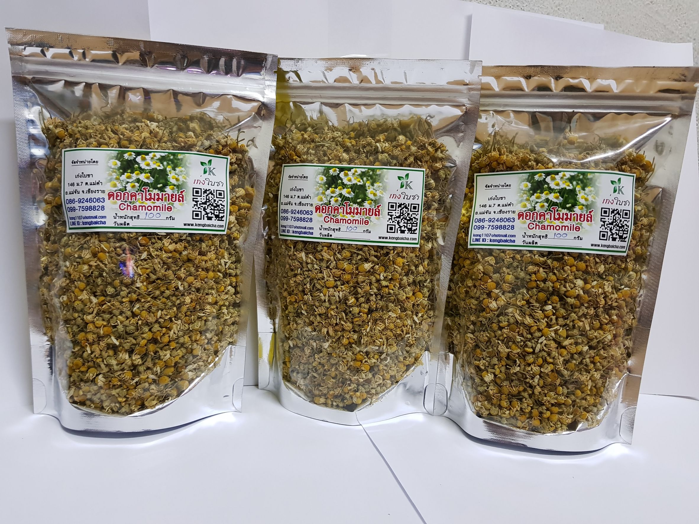 ดอกคาโมมายล์ 100 กรัม