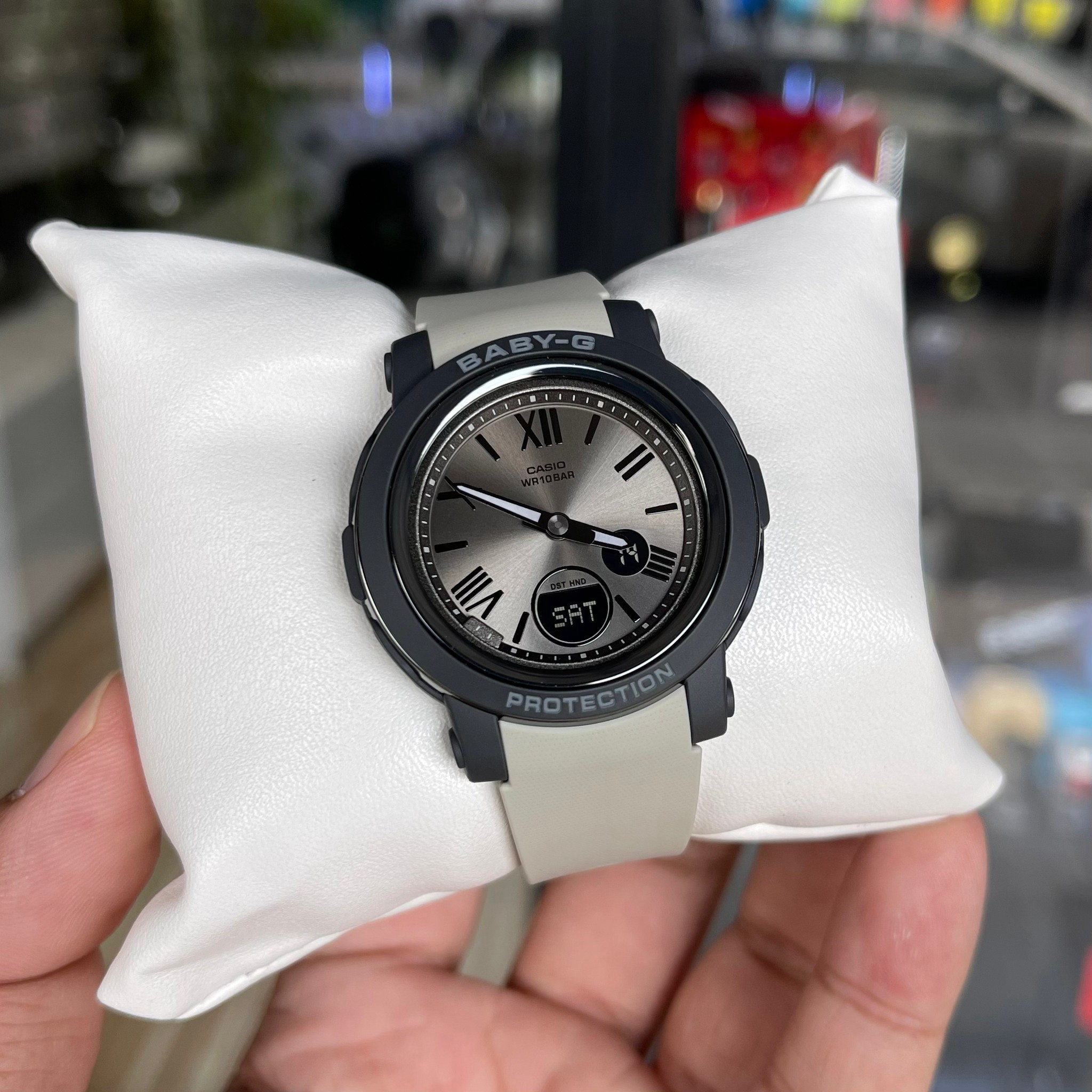 CASIO BABY-G นาฬิกาข้อมือ นาฬิกากันน้ำ นาฬิกาของแท้ ประกันศูนย์ CMG 1 ปี รุ่น BGA-290-8A นาฬิกาสีเทา