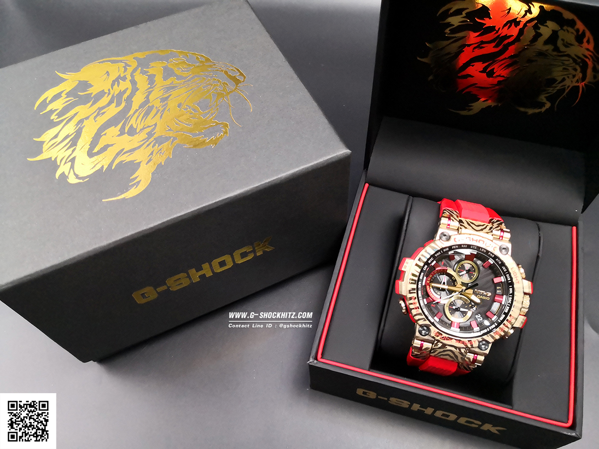 CASIO G-SHOCK นาฬิกาข้อมือ นาฬิกากันน้ำ นาฬิกาของแท้ ประกันศูนย์ CMG 1 ปี รุ่น MTG-B1000CX-4A นาฬิกาสีแดง