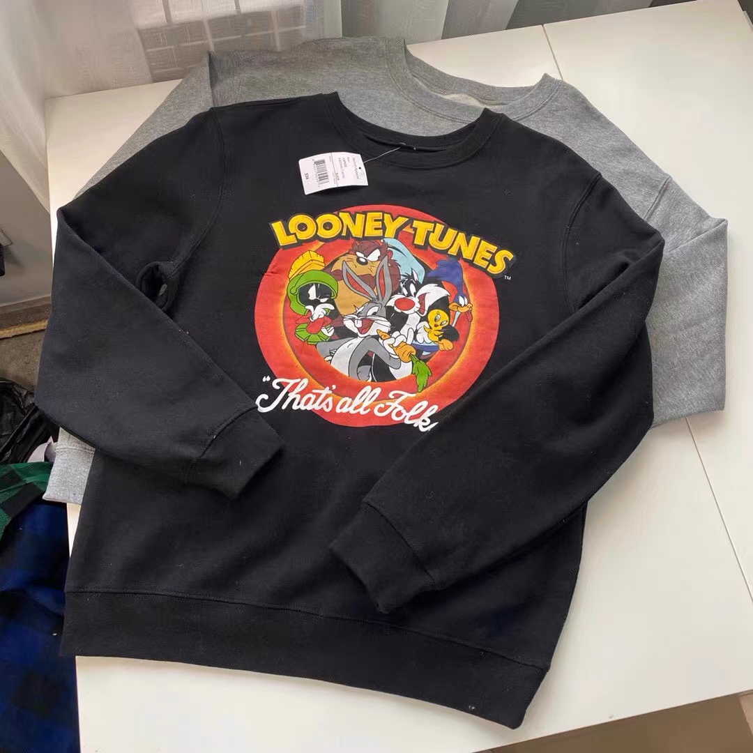 เสื้อสเวตเตอร์ กันหนาว DISNEY เสื้อLooney tunes มิคกี้ Mickey mouse งานสกรีน Disney แท้ สำเนา สำเนา น้ำเงินเขียว