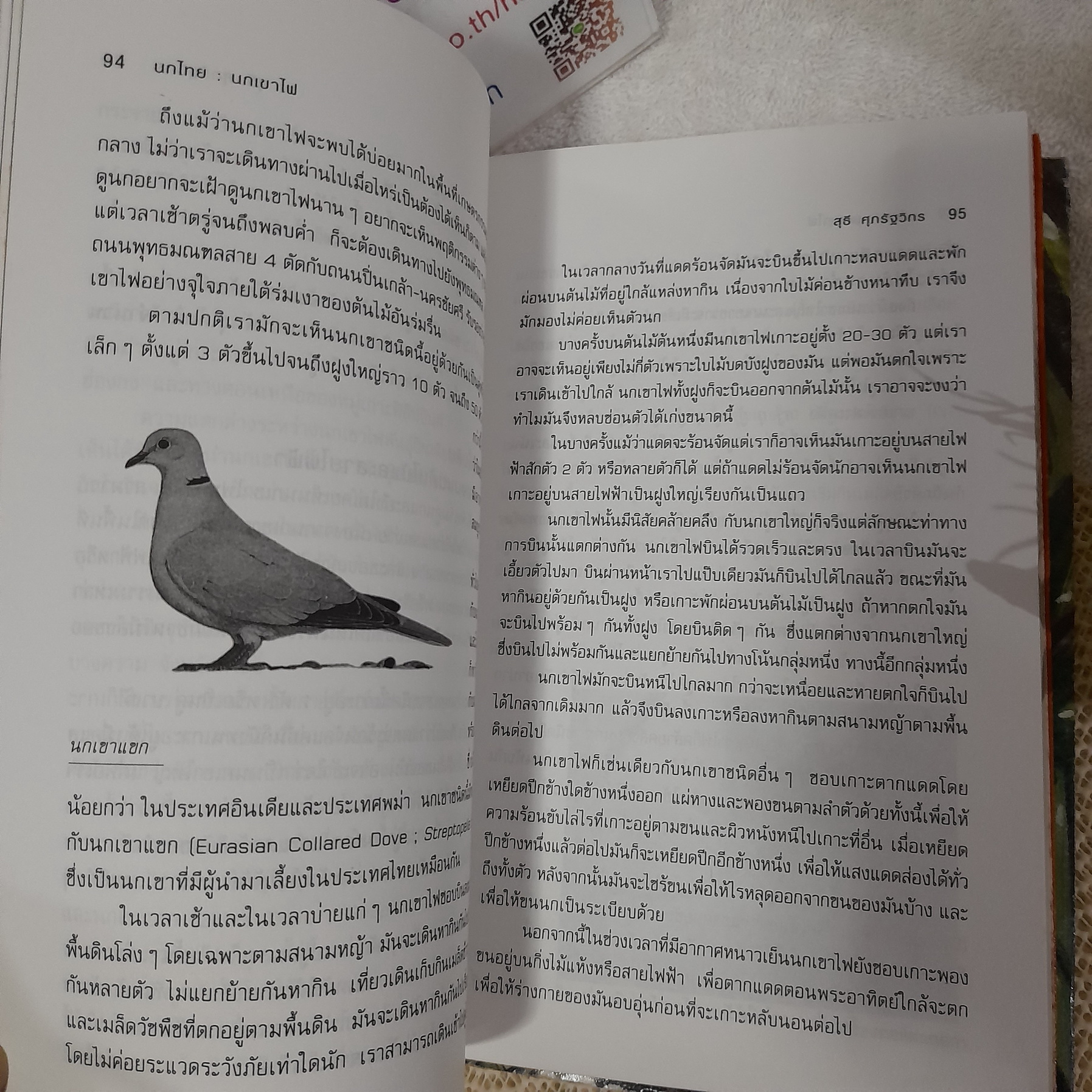 นกไทยในบันทึกความทรงจำ เล่ม 2,3 / สุธี ศุภรัฐวิกร (ขายแยกเล่ม)