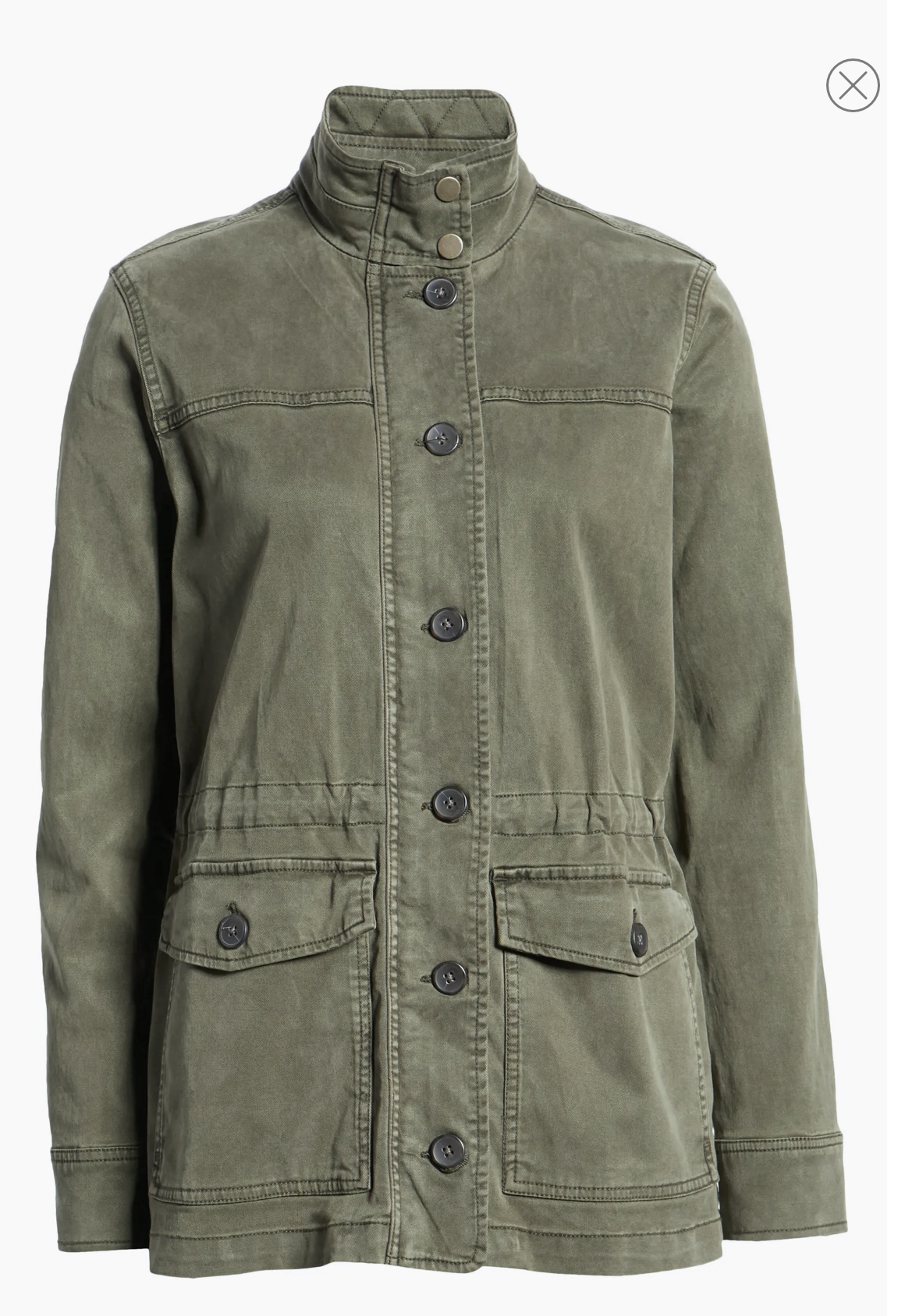 LUCKY BRAND เสื้อนอกเขียวทหาร เสื้อแจ็คเก็ต แนวทหาร แพทเทิน Lucky brandสวย เท่ห์ มาก แบรนด์ In extenso สำเนา เขียว