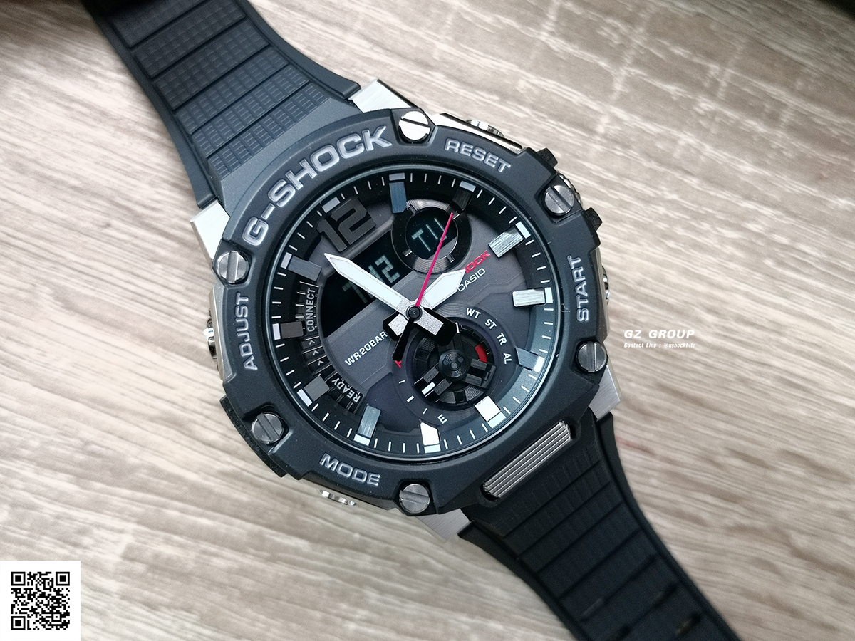 CASIO MID YEAR SALE G-SHOCK พร้อมส่ง นาฬิกาข้อมือ นาฬิกากันน้ำ นาฬิกาของแท้ ประกันศูนย์ CMG 1 ปี รุ่น GST-B300-1A นาฬิกาสีดำ