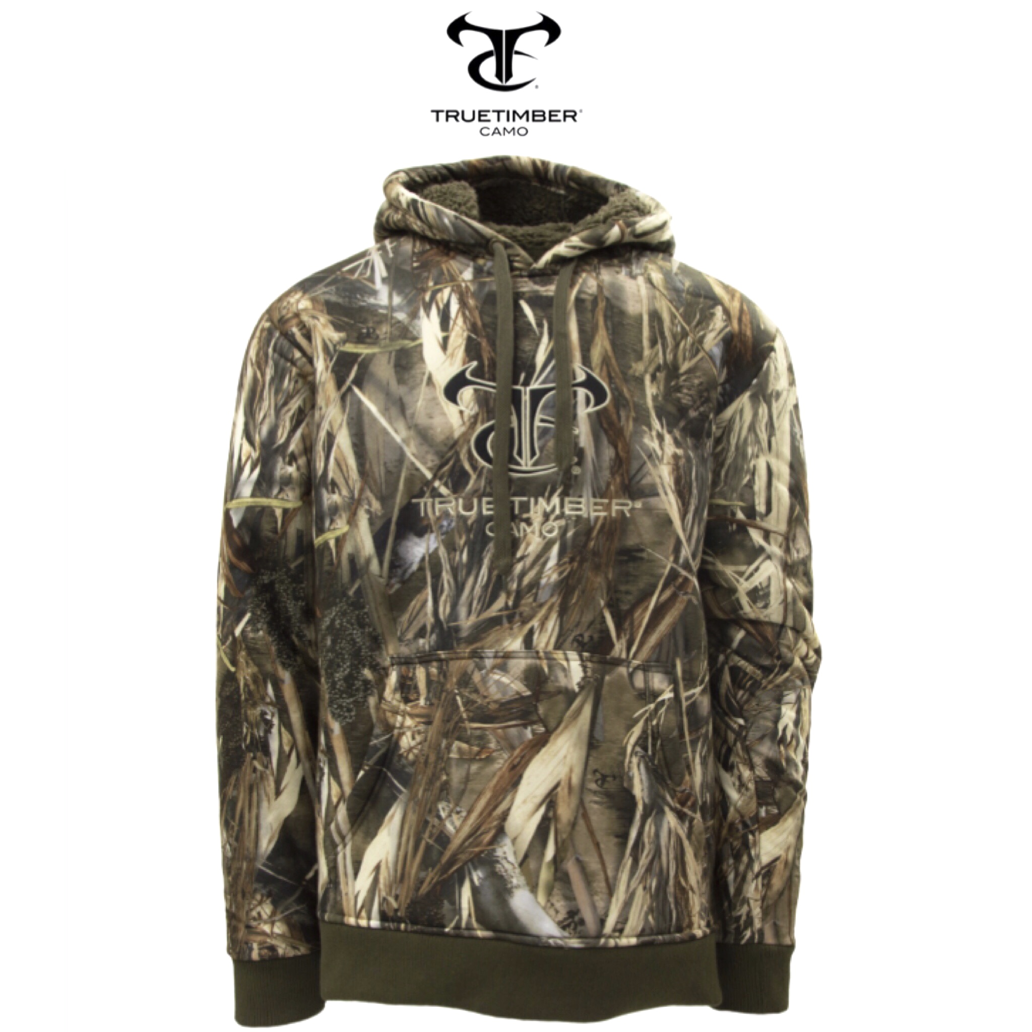 True timber camo เสื้อฮู้ด กันหนาว บุขนอุ่น กันหนาวผู้ชาย แบรนด์ TRUE TIMBER CAMO ซับขนอุ่นด้านใน ลายพราง