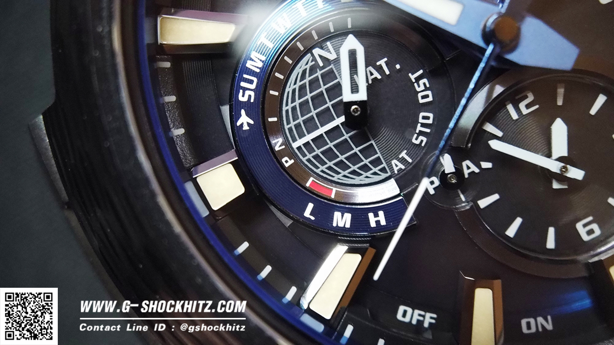 CASIO G-SHOCK นาฬิกาข้อมือ นาฬิกากันน้ำ นาฬิกาของแท้ ประกันศูนย์ CMG 1 ปี รุ่น MRG-G2000HT-1A นาฬิกาสีดำ