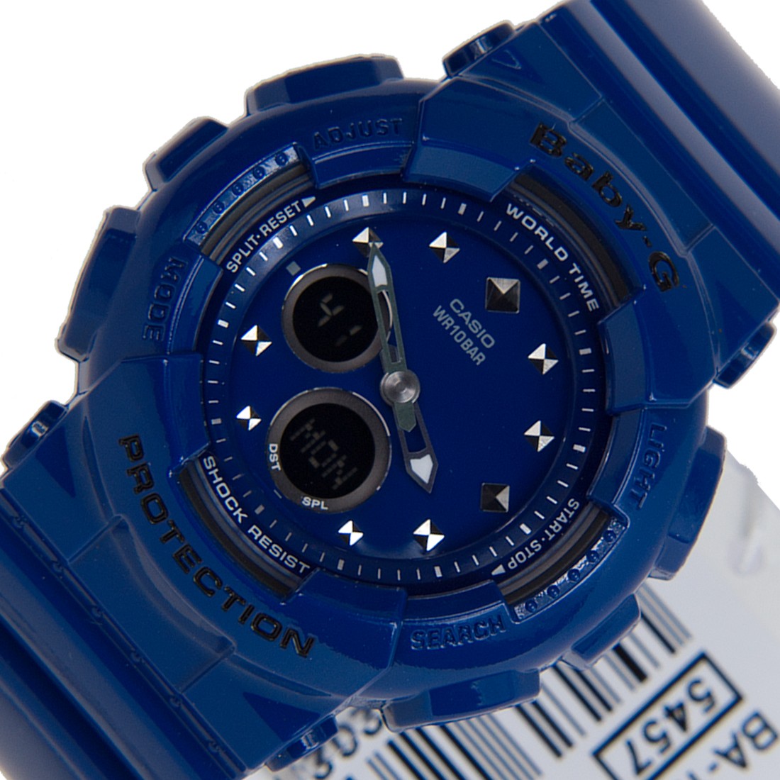 CASIO BABY-G นาฬิกาข้อมือ นาฬิกากันน้ำ นาฬิกาของแท้ ประกันศูนย์ CMG 1 ปี รุ่น BA-125-2A นาฬิกาสีน้ำเงิน