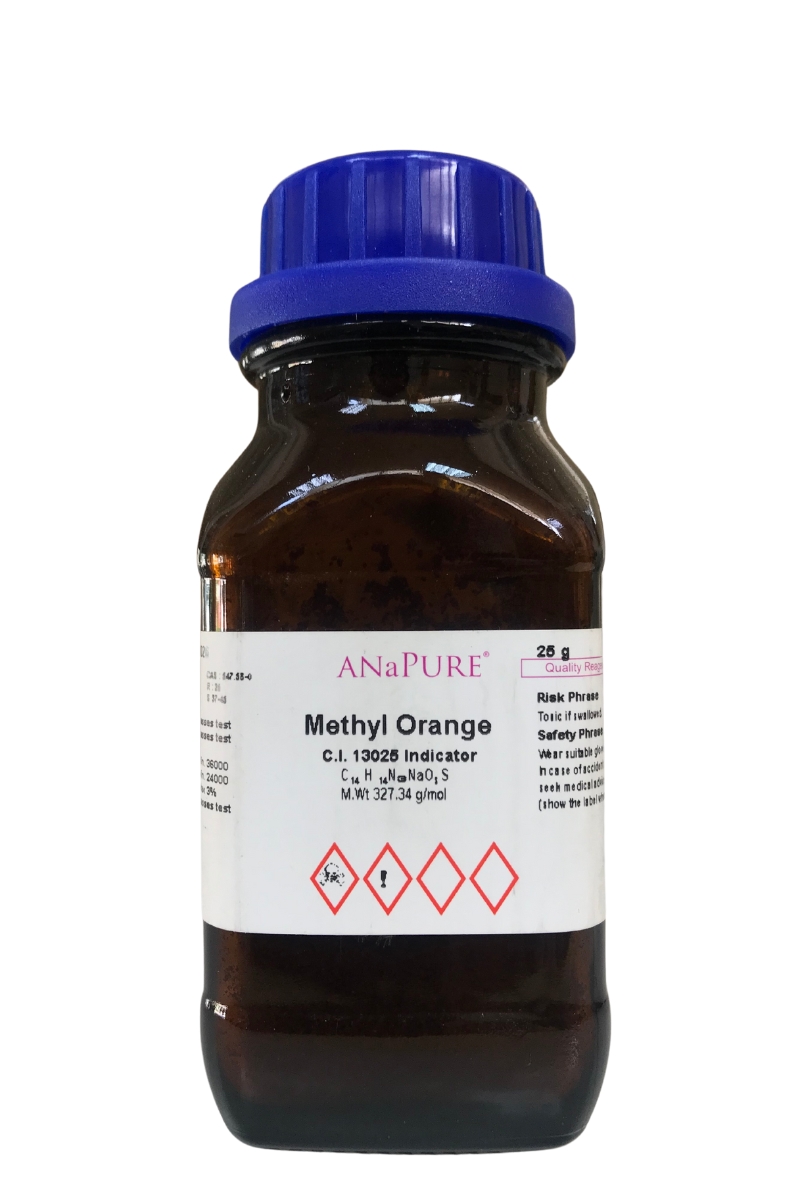 Methyl Orange, AR 25g. ANaPURE™